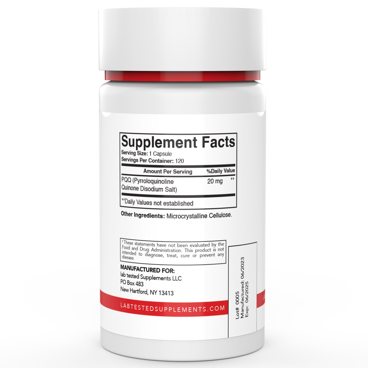 PQQ - 120 20mg capsules