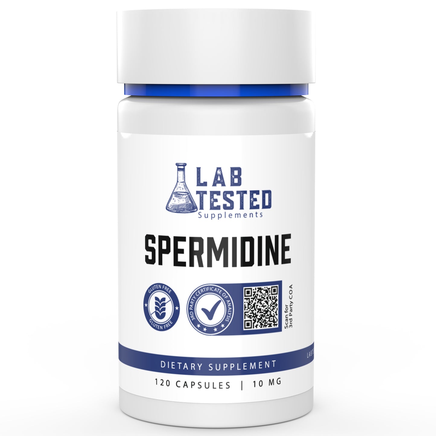 Spermidine 3HCL - 120 10mg capsules - 4 month supply